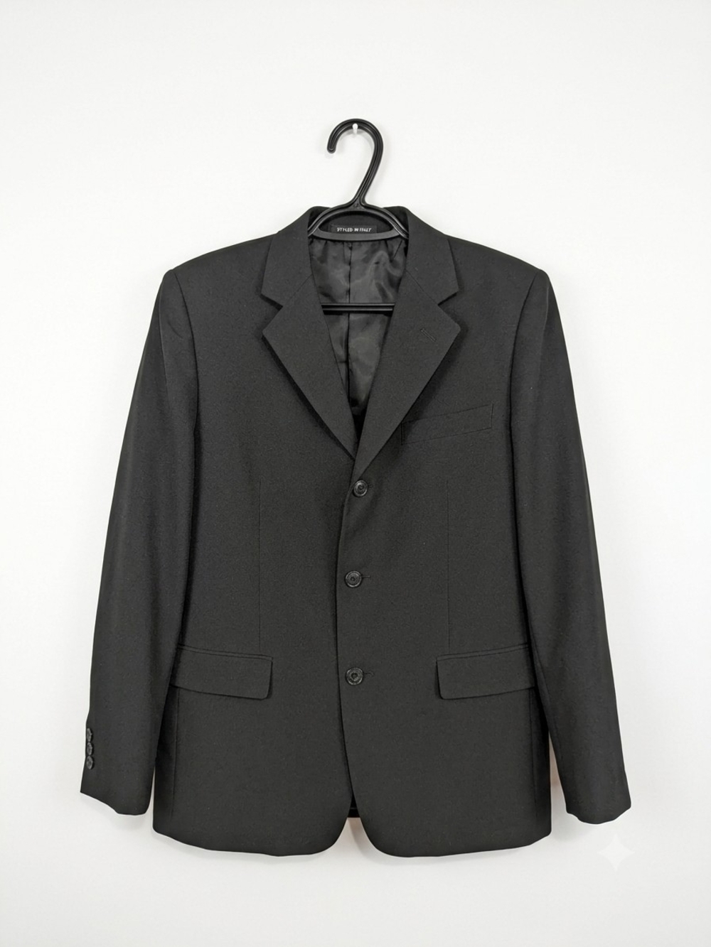 Cigliano Platinum Collection Boys Black Suit Blazer Jacket Size 18